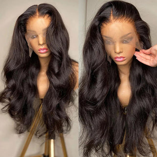 Pre-Plucked Lace Front Body Wave Human Hair Wig