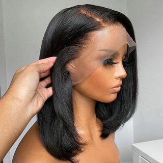 Virgin Brazilian Straight Short Bob Wig