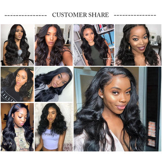 3 PCS Virgin Brazilian Body Wave Bundles