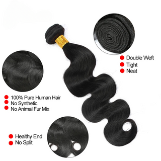 3 PCS Virgin Brazilian Body Wave Bundles