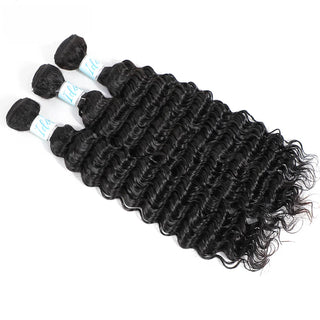 12A Brazilian Deep Wave Human Hair Bundles