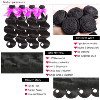 Virgin Brazilian Body Wave Bundles