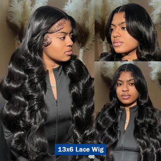 Virgin Brazilian Body Wave Lace Front Wig