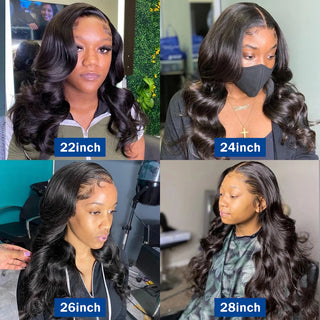 Virgin Brazilian Body Wave Lace Front Wig