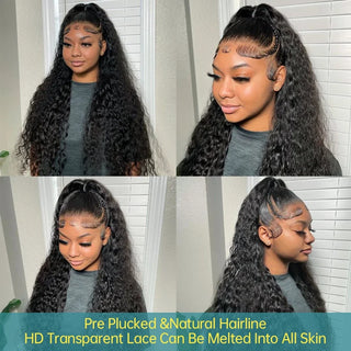 Virgin Brazilian Deep Wave Lace Front Wig