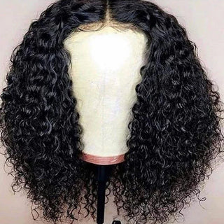 Virgin Brazilian Kinky Curly 13x4 Short Bob Lace Front Wig