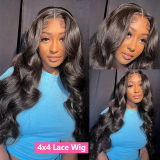 Virgin Brazilian Body Wave Lace Frontal Wig 13x 6, 13x4, 4x4